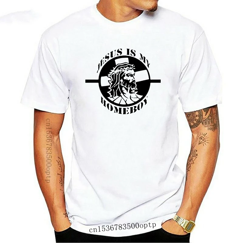 

New Jesus Is My Homeboy Mens T Shirt Funny Religious Fashion Tumblr Hipster Top