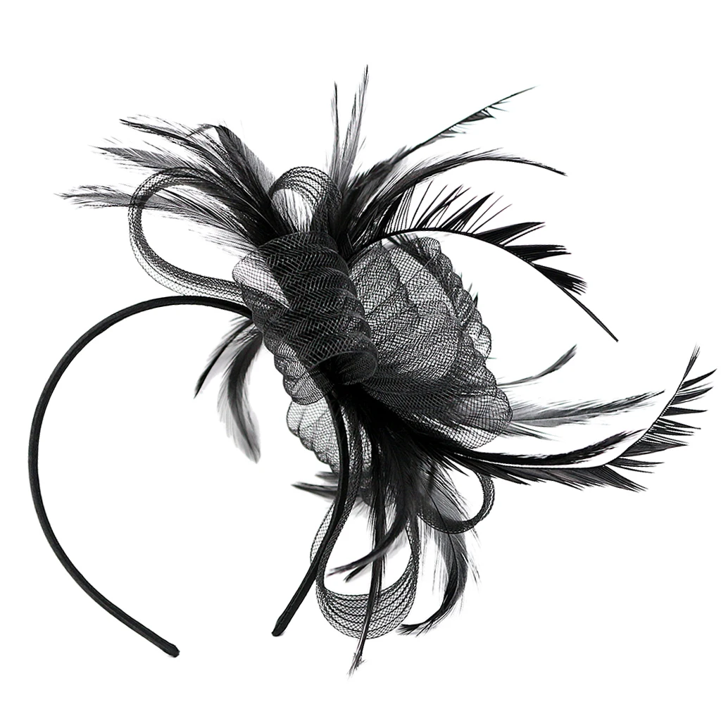 

Wedding Feather Headband 1920s Flapper Great Headpieces Halloween