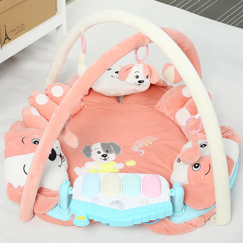 Детский игровой коврик развивающий головоломка с фортепианной клавиатурой