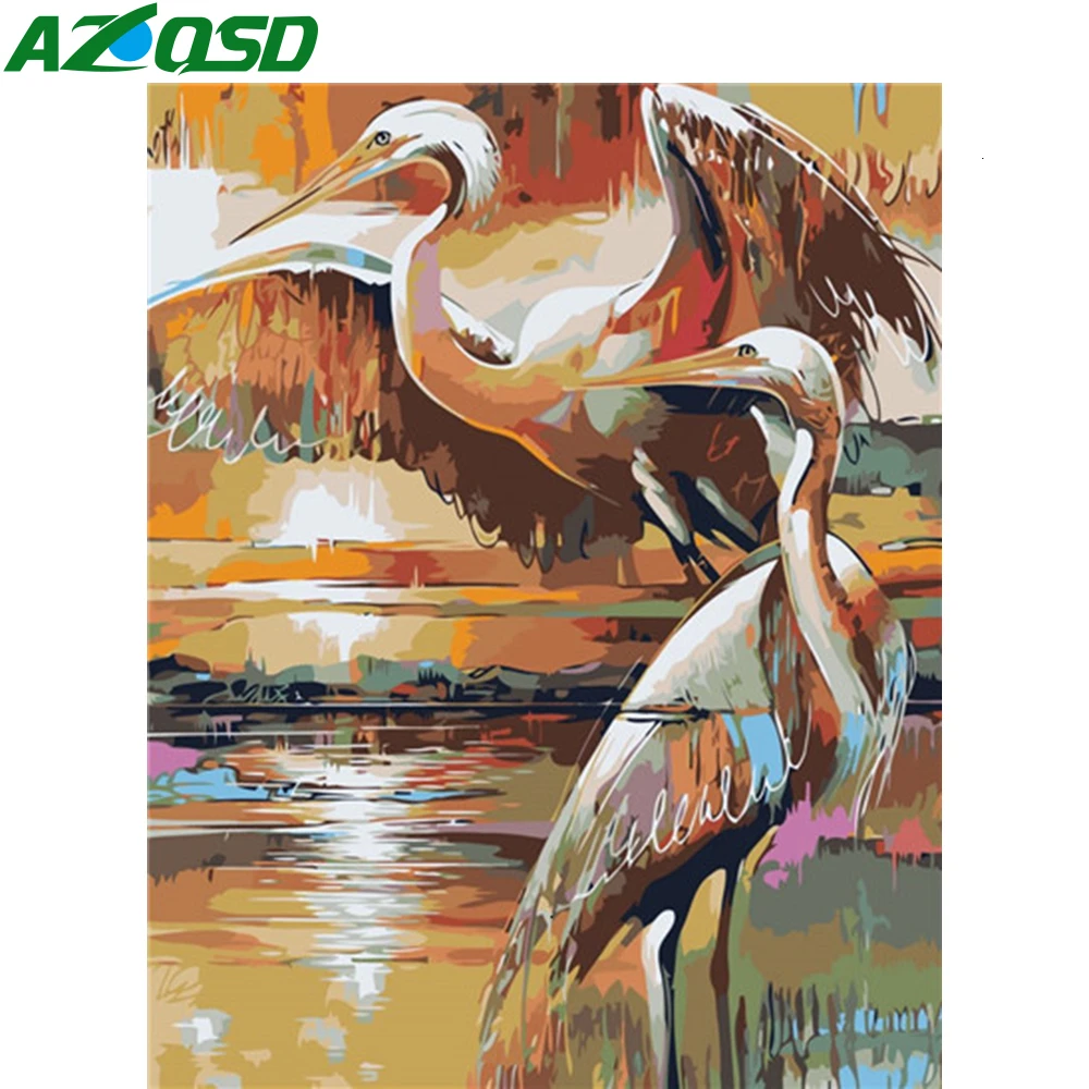 Набор для рисования по номерам на холсте птица 40 х50 см|Картины номерам| |