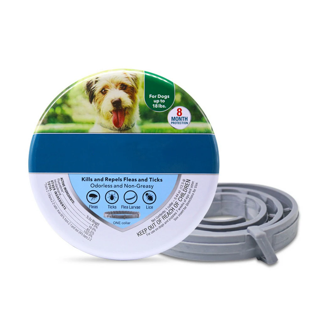 

Pet Insect Repellent Collar, Natural Essential Oils, for Pest, Flea and Tick Control, for Outdoor Use, Safety Adjustable Collar