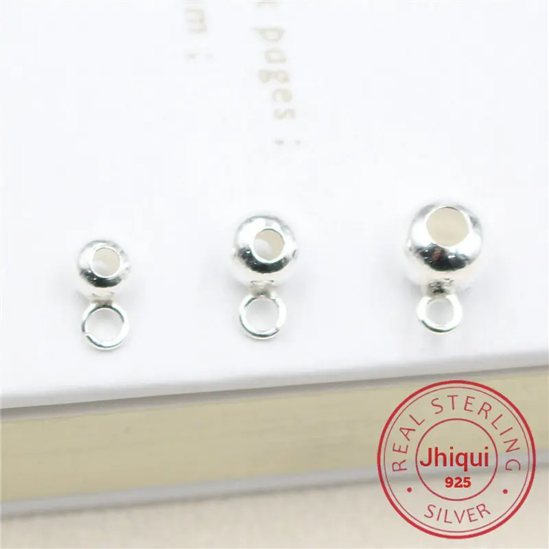 Бусины-разделители из серебра 925 пробы с крючком 6 шт. | Украшения и аксессуары