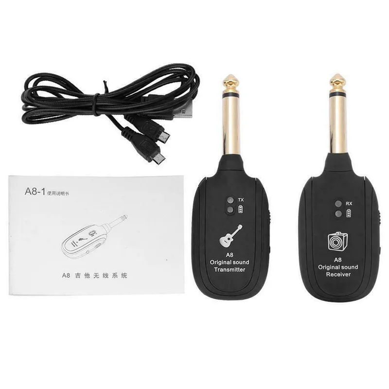Беспроводная аудиогитара УВЧ A8 электронный инструмент оригинальный