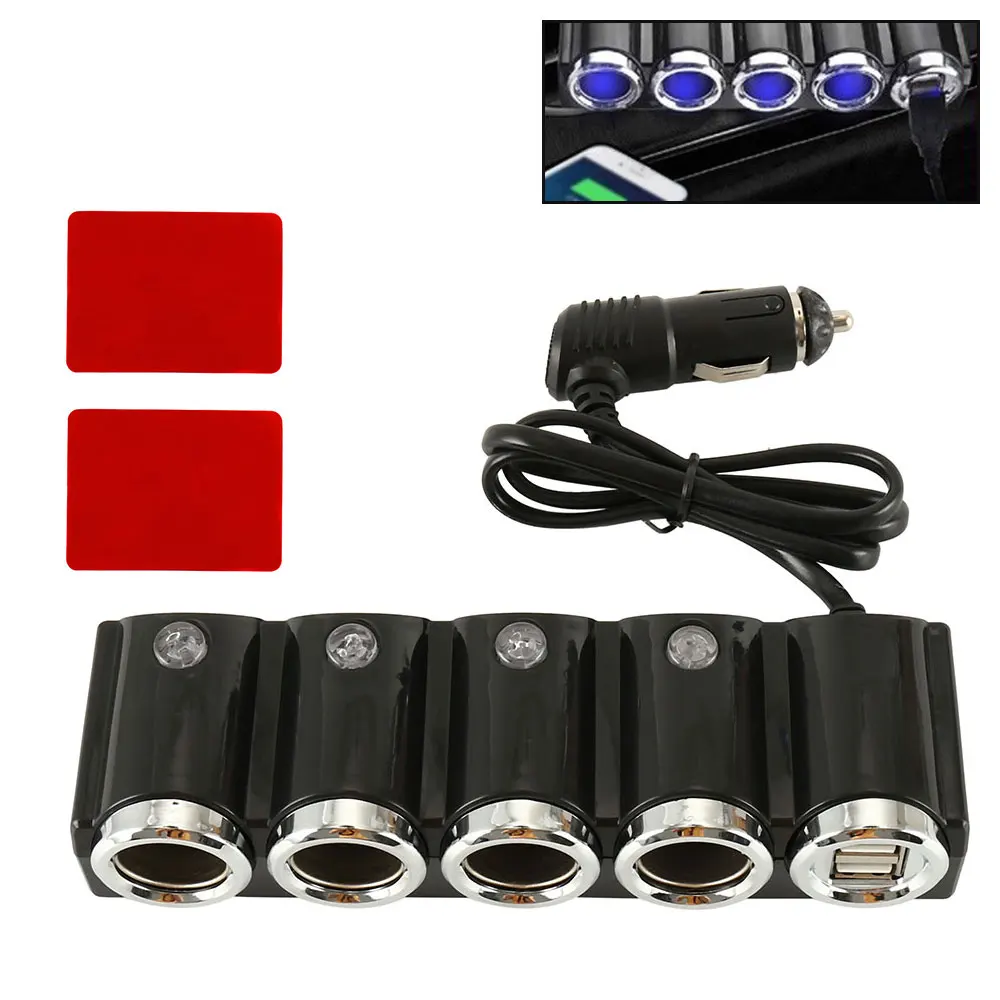 4 способа многофункциональная розетка Dual USB Зарядное устройство питания для