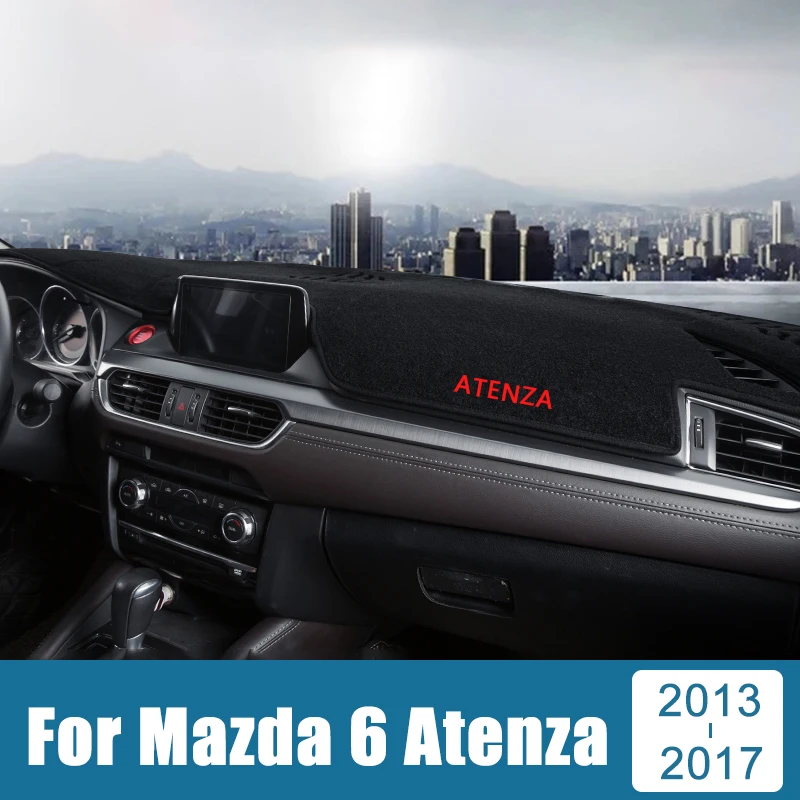 

Car Dashboard Cover Avoid Light Pad Instrument Panel Mat Carpets Fit For Mazda 6 Atenza GJ GL 2013-2016 2017 Anti-UV Accessories