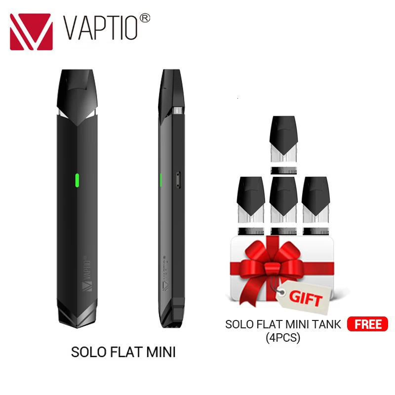 Vaptio плоская мини комплект Портативный Системы 1 0 мл картридж 12 Вт 260 мАч