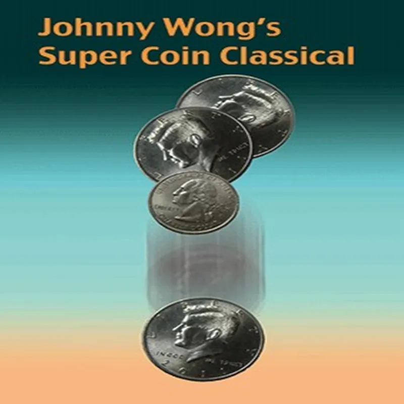 

Классическая Волшебная монета Super Coin для фокусов, появляющийся, исчезающий, проходящий через стекло, магия, крупный план, трюк, реквизит, илл...