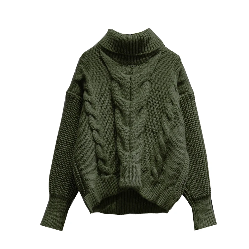 Женские свитера 2019 зимние женские вязаные топы повседневный вязаный свитер с