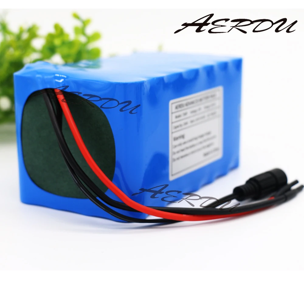 

AERDU 7S4P 10Ah 18650 24V 25.9V 29.4V lithium battery pack electric bicycle unicycle ebike Li-ion batteries built-in 20A BMS