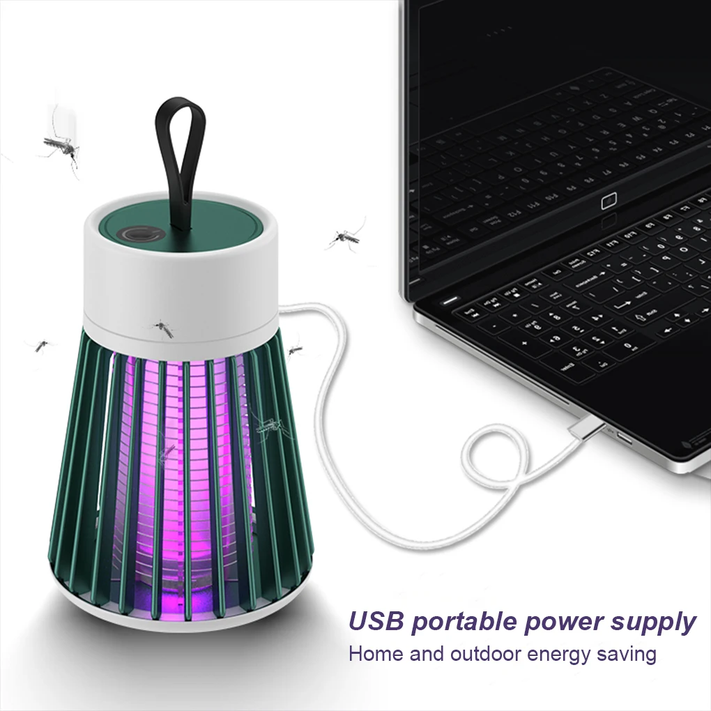 

2pcs Electric USB Mosquito Killer Lamp Rechargeable Anti Moustique Lampe Antimosquitos Insect Muggen Fly Trap Repellent Mata