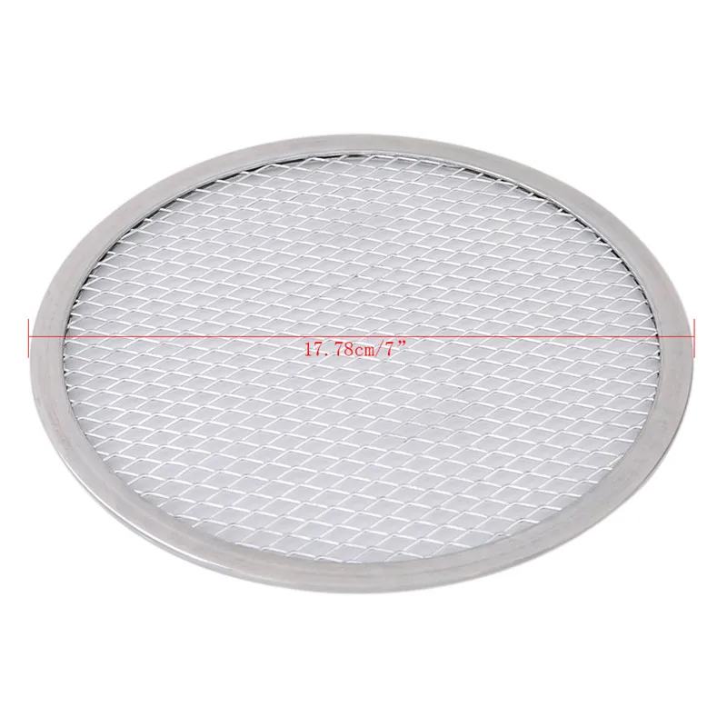 Aluminum Flat Mesh Pizza Screen Round Baking Tray Net Kitchen Tool 6inch-7inch Kitchen Tools Hot High Quality