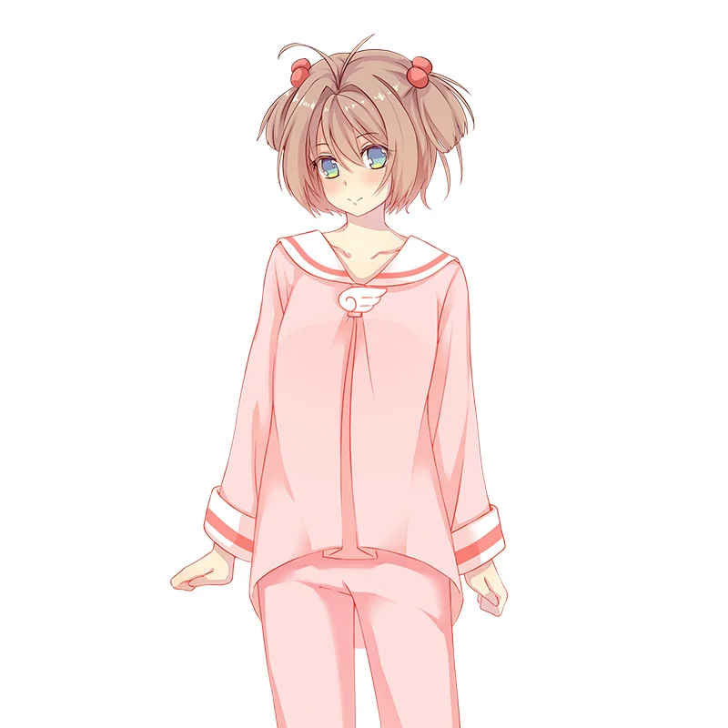 

Anime Cardcaptor Sakura Kinomoto Cosplay Costume Sakura Magic Wings Suit Pajamas Daily Wear Clothing Soft And Comfortable