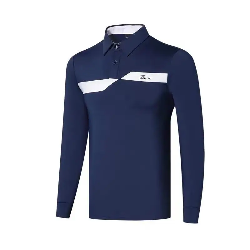 

New style golf breathable outdoor clothing men's golf jersey autumn and winter long-sleeved T-shirt sweat-wicking sports top