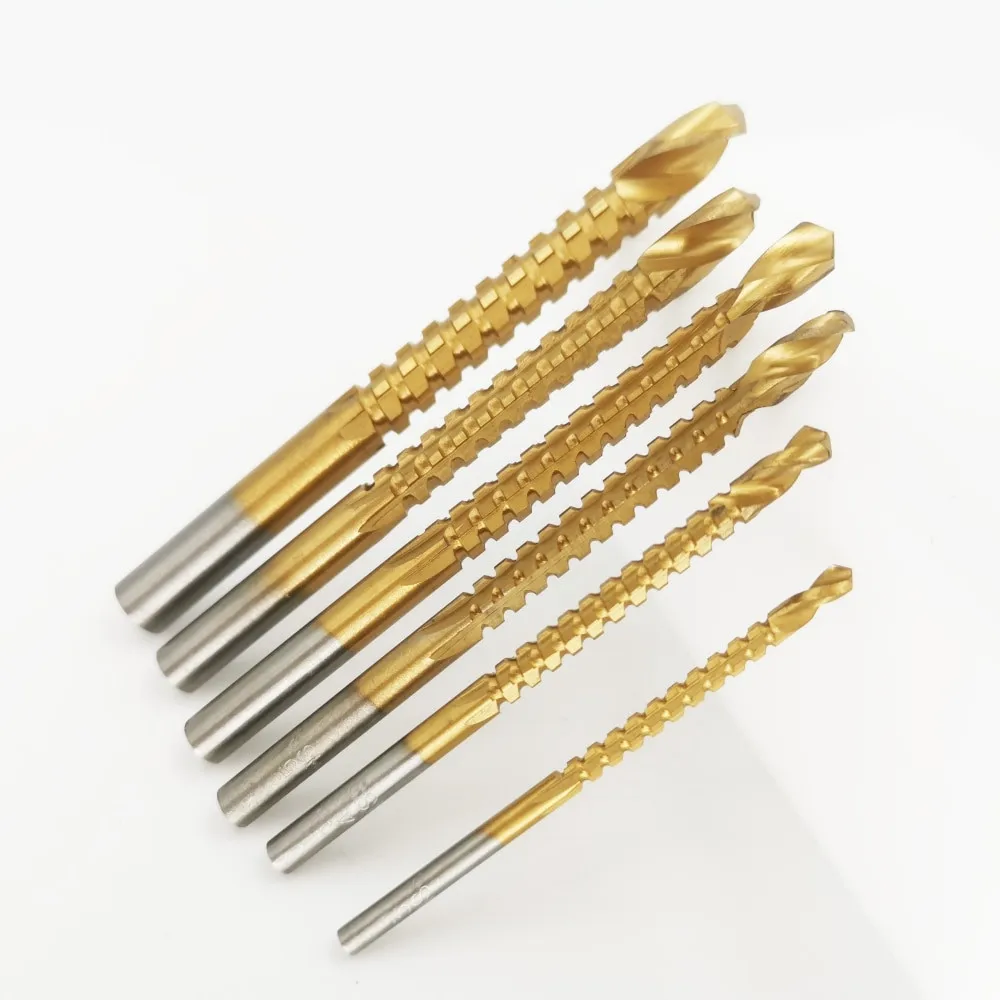 

Serrated Twist Drill Straight Shank Broaching Drill Wood Metal Drilling Carbide Serrated Bit Power Tool General Electric Drill