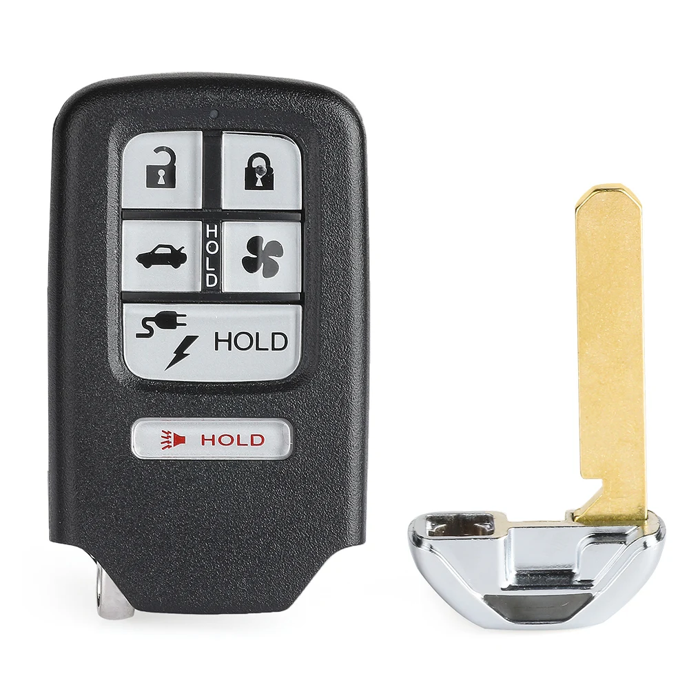 KEYECU умный дистанционный ключ-брелок от машины 6 Кнопка 433 92 МГц Замена для Honda