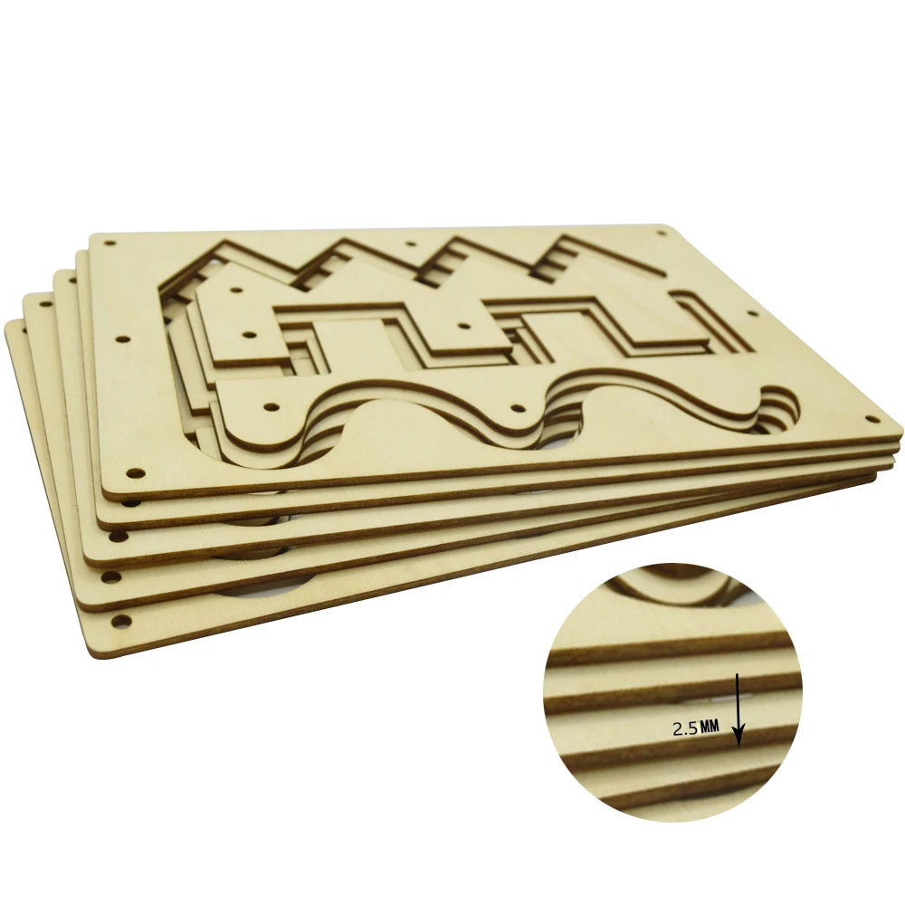 2 шт. пазл дворец деревянные чипы с веревками украшения Рождественская елка