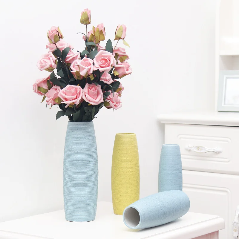 Керамическая ваза украшение дома цветочное устройство для гостиной креативное