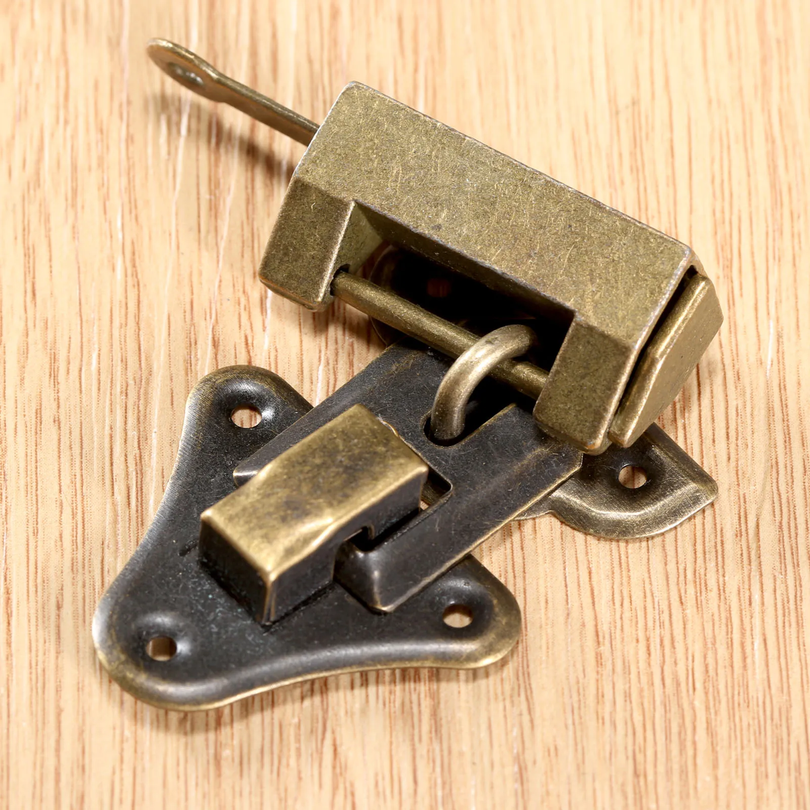 1 компл. античная деревянная защелка для ящика ручка с Натяжной ручкой петли