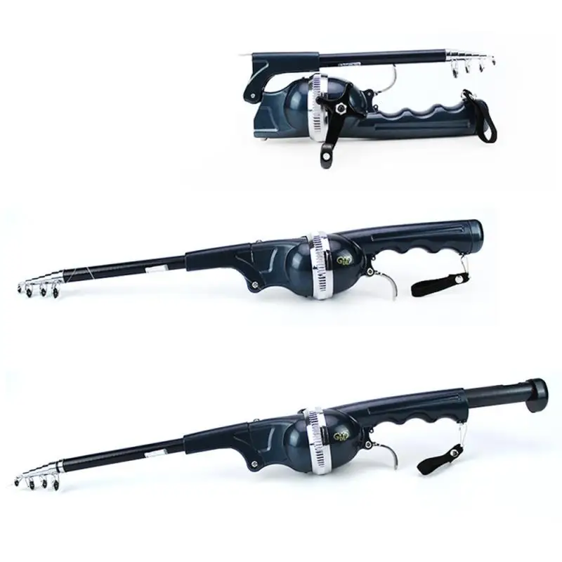 Горячая Распродажа портативная карманная телескопическая мини-удочка из