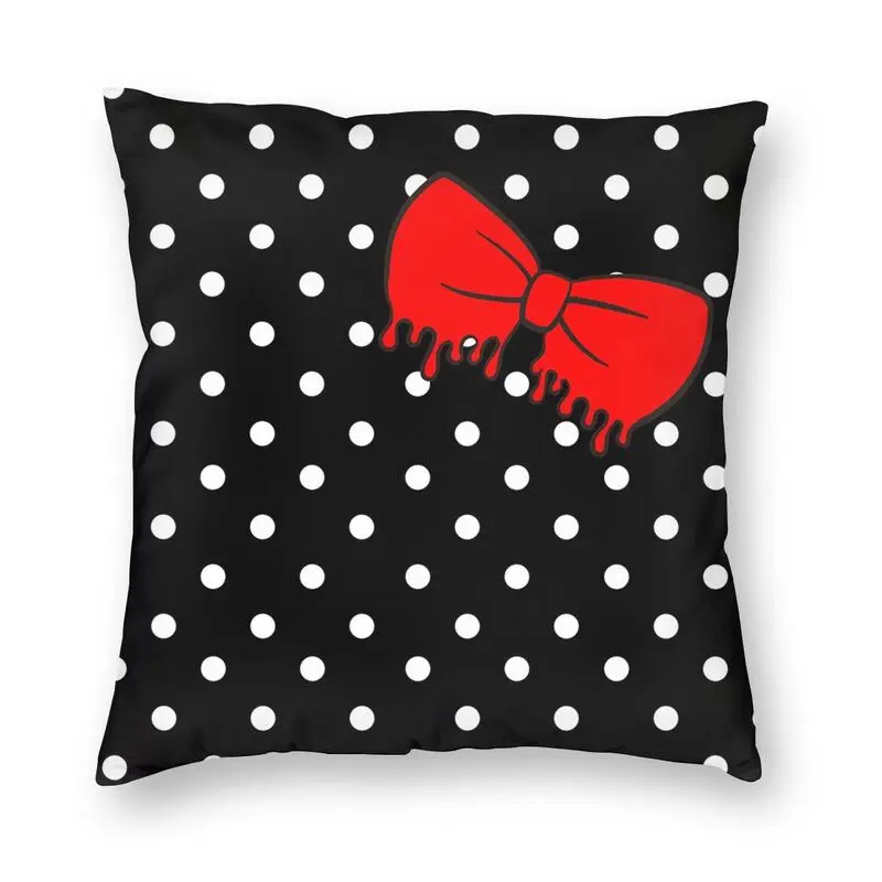 

Fashion Cartoon Minnie Drippy Bow Cushion Covers 40x40cm Velvet Throw Pillow Case for Sofa Car Square Pillowcase Home Decor