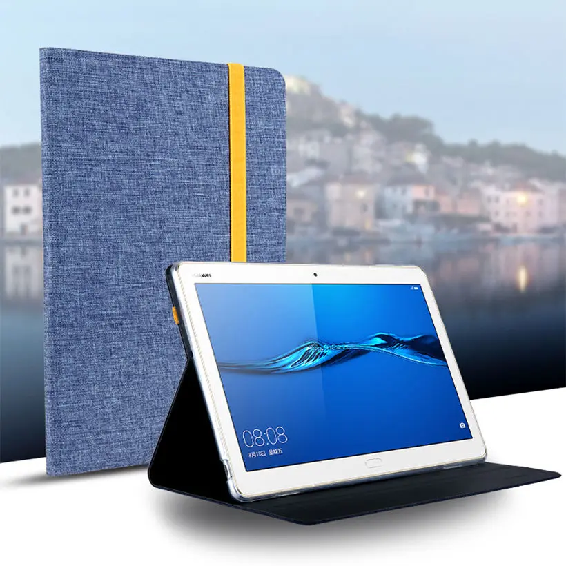 Чехол для планшета Smart Sleep Wake Huawei MediaPad M3 Lite 10 чехол BAH W09 AL00 1 ''силиконовая ткань PU