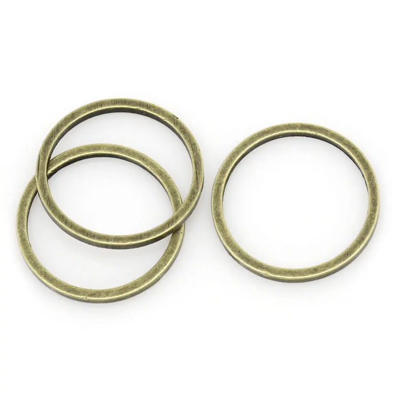 

DoreenBeads Copper Closed Soldered Jump Rings Round Antique Bronze 12mm( 4/8") Dia, 9 Pieces new