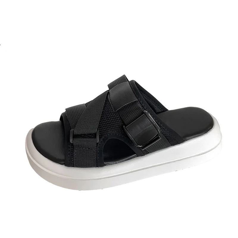 

Женские босоножки на танкетке, пляжные мягкие, повседневные, на толстой подошве, для лета, 2021