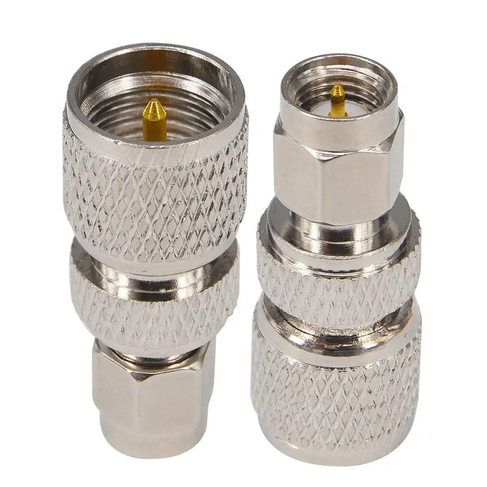 2 шт. никелированный переходник с SMA на Mini UHF|connector strip|connector blockconnector ac |