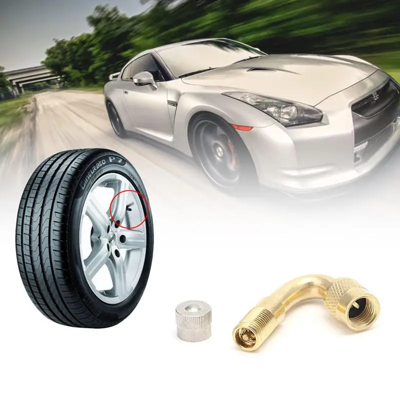 

45/90/135 Degree Motorcycle Car Tire Stem Extender Tyre Valve Extension Adaptor