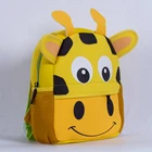 Плюшевый Рюкзак с животными для малышей, детей, мальчиков и девочек, школьная сумка с 3D рисунком из мультфильма для детского сада