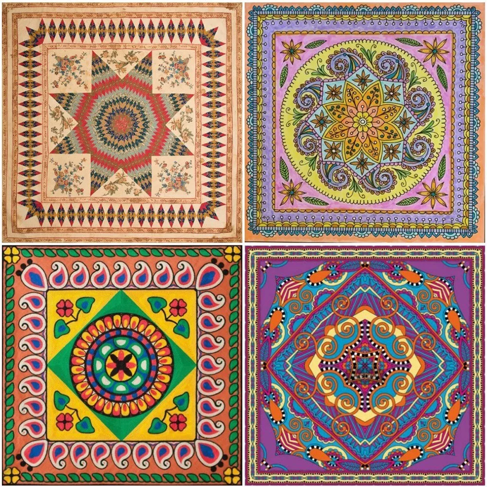 EverShine алмазная живопись Мандала картина Стразы Алмазная мозаика цветы вышивка