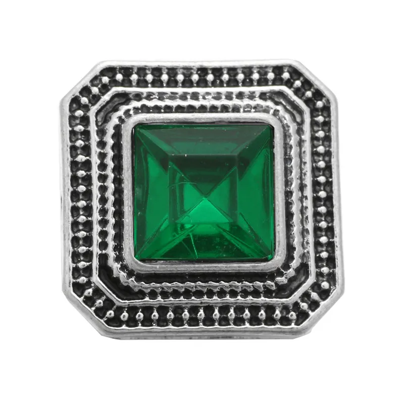 10 шт./лот смешанный стиль 12 мм кнопки ювелирные изделия металлические квадратные