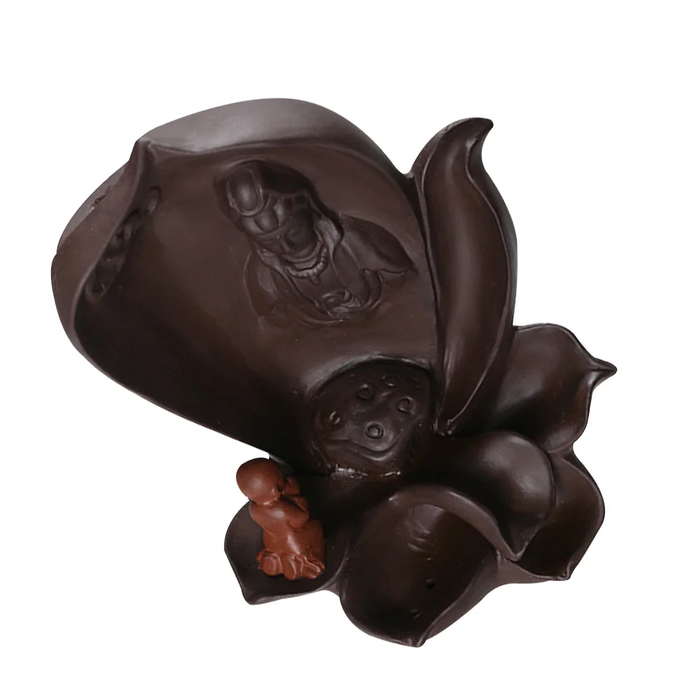 Домашнее украшение в виде листьев лотоса из Гуаньинь ароматическая плита с