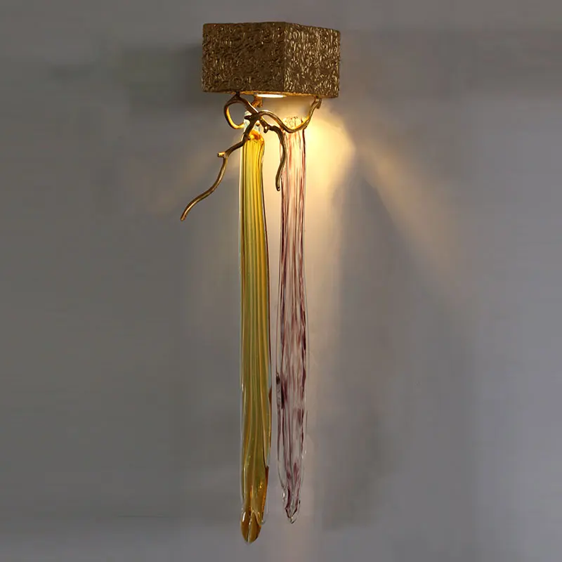 Постмодерн креативная прикроватная лампа лестница ветви дерева гостиная