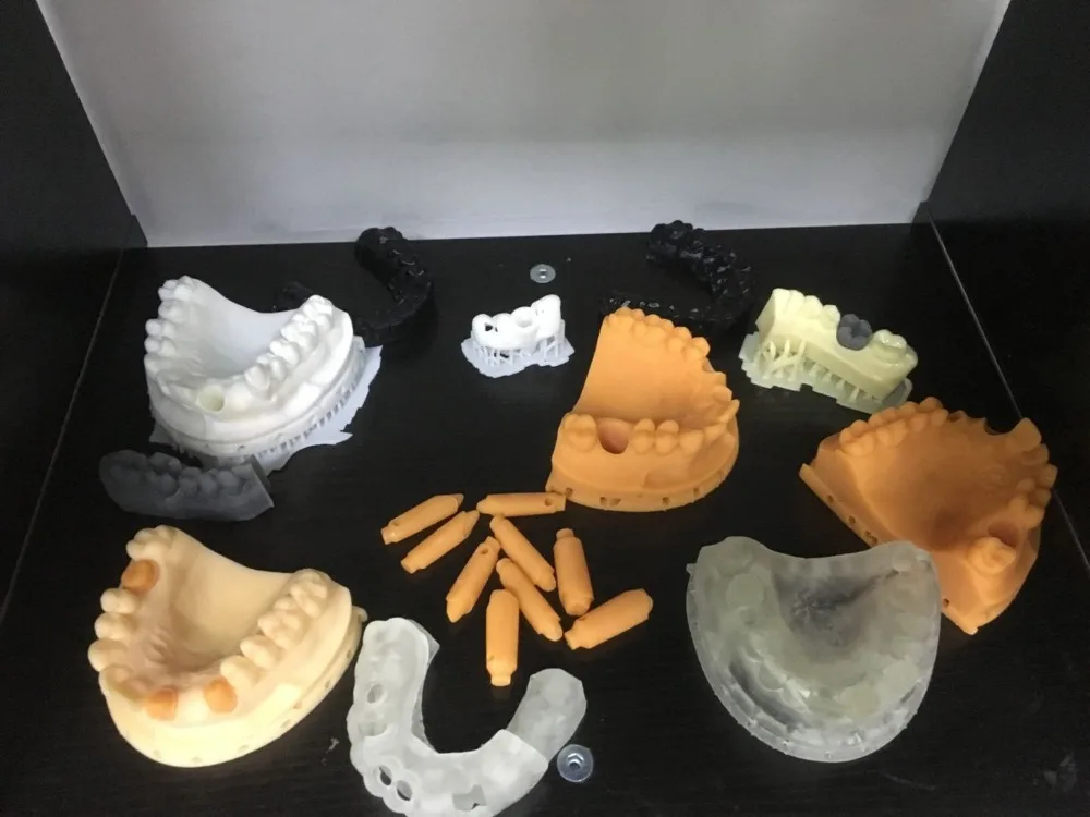 Lcd материалы для 3d-печати УФ смолы высокой точности и твердости фотополимер Стоматологическая имплантированная зубная направляющая пластина 1000 мл многоспектральное сканирующее устройство с системой сбора данных
