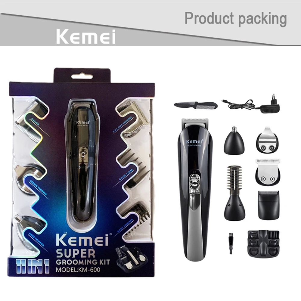 

Kemei 11 in 1 Multifunction Hair Clipper professional hair trimmer electric Beard Trimmer hair cutting machine trimer cutter