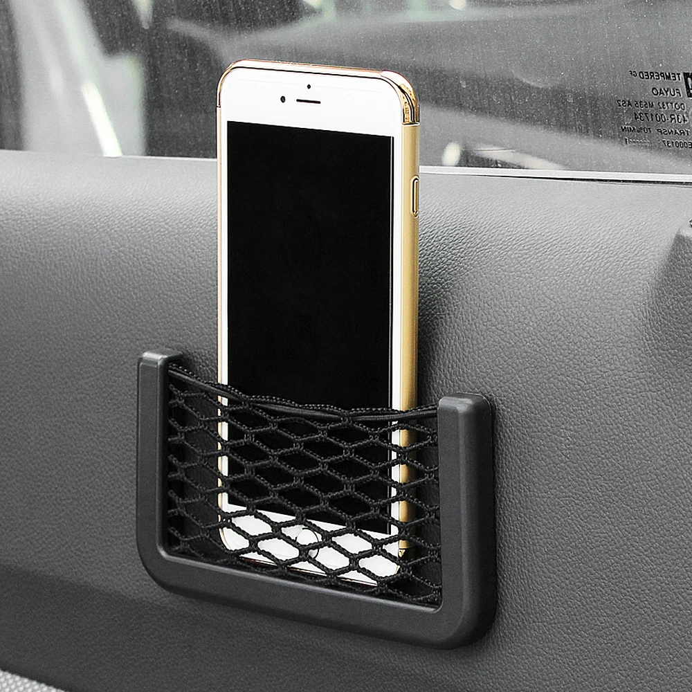 Car Organizer Storage Bag Net Pocket Accessories for Audi A4 A3 A6 C6 B7 B8 B5 Q5 Seat Leon Ibiza Skoda Fabia Superb |