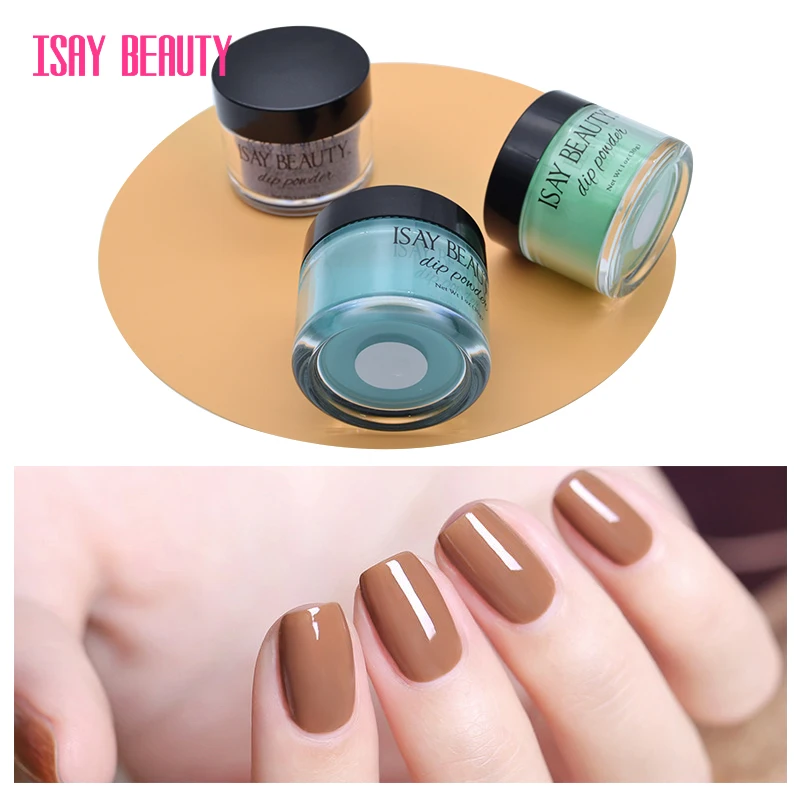 ISAYBEAUTY блесящий порошок для ногтей Новое поступление цвета 30 грамм без лампы