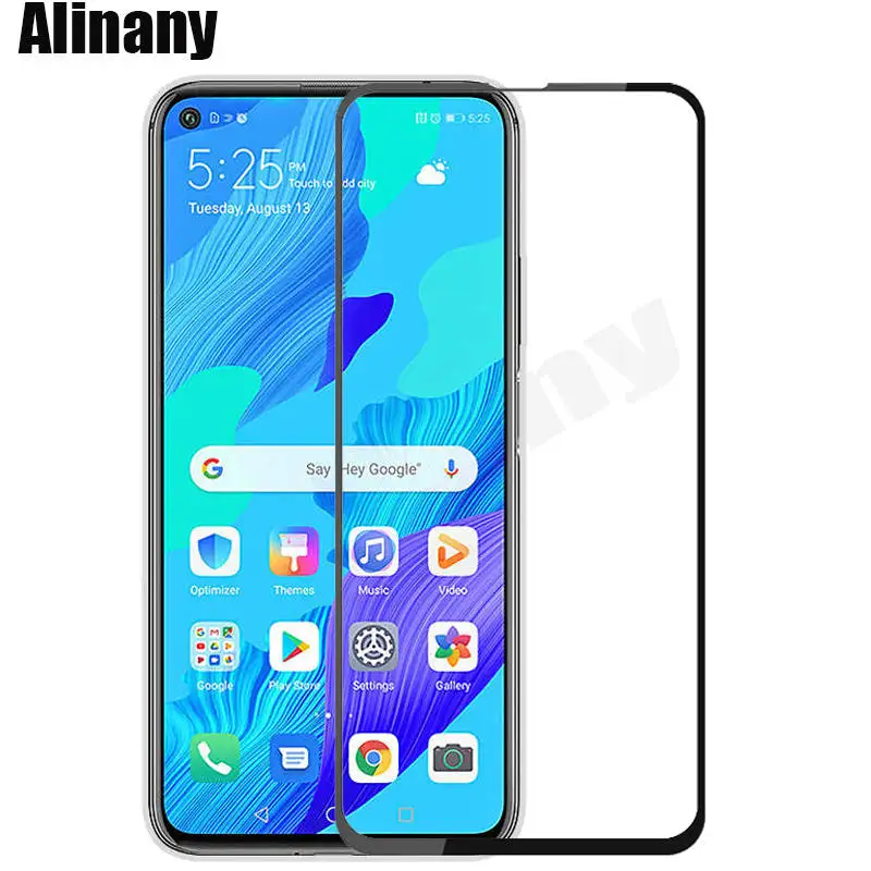 Закаленное стекло для Huawei nova 5 T полное покрытие Защита экрана nova5T защитная пленка