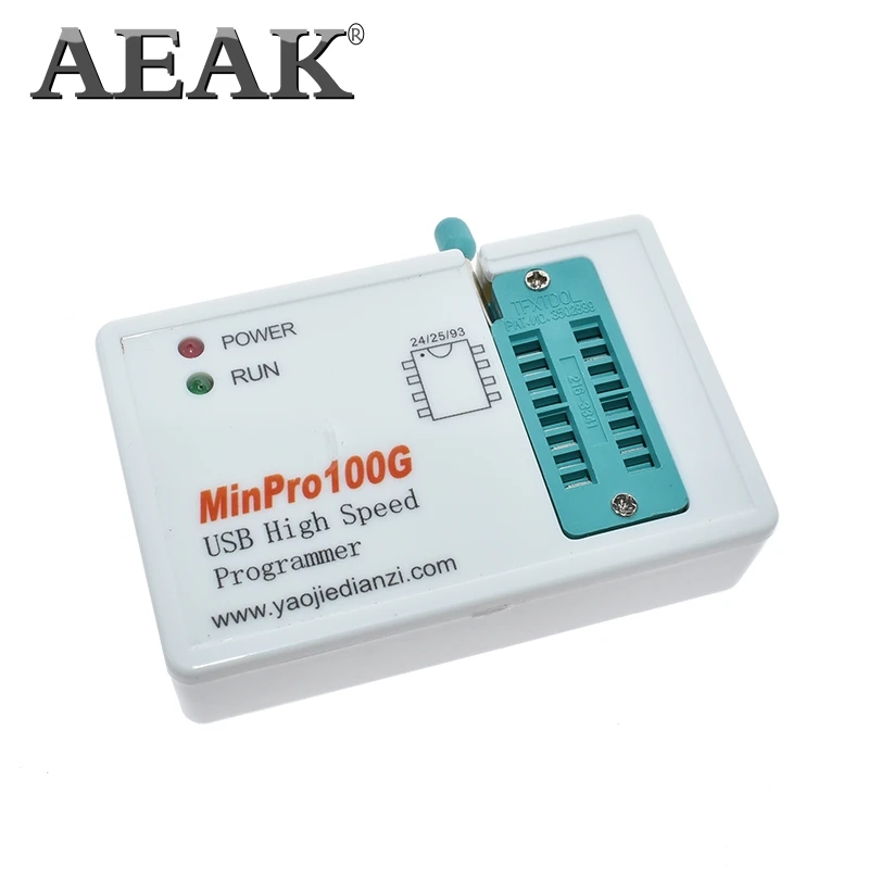 AEAK MinPro100E MinPro100G BIOS программист в FLASH SPI 24/25/95 считывание и запись USB памяти