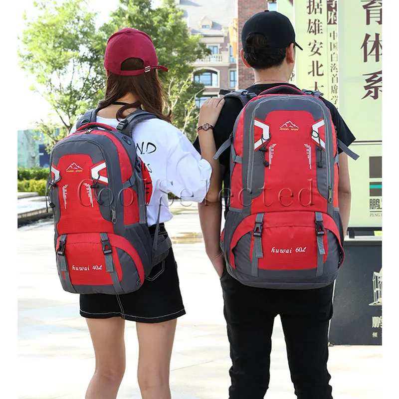

ANGEL SPORT Waterproof Climbing Backpack Rucksack 40L/60L Outdoor Bag Travel Backpack Camping Hiking Backpack Trekking Bag