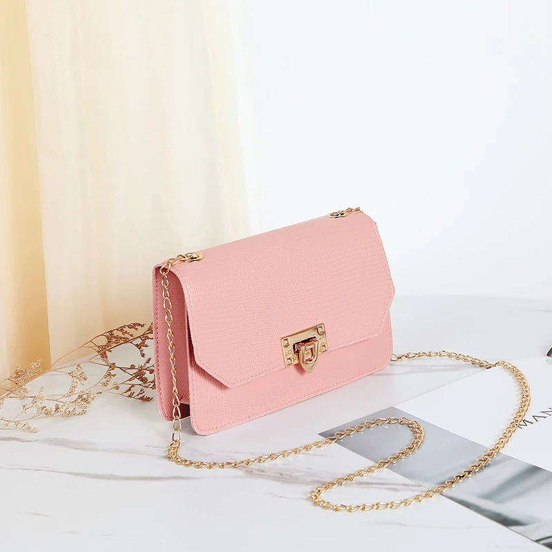 

Women Small Crossbody Bag, Elegant Flap Shoulder Bag Lightweight Handbag with Long Chain Strap