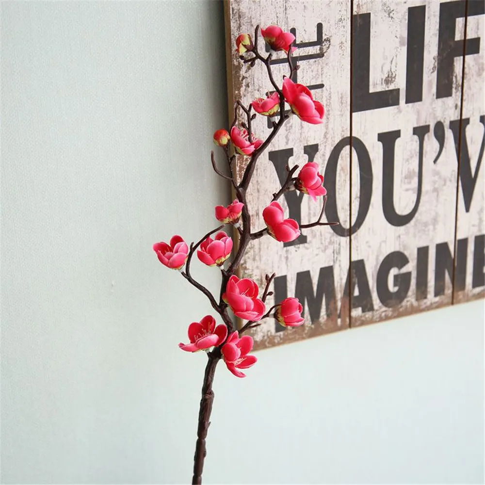

1pc Artificial Plum Home Decoration