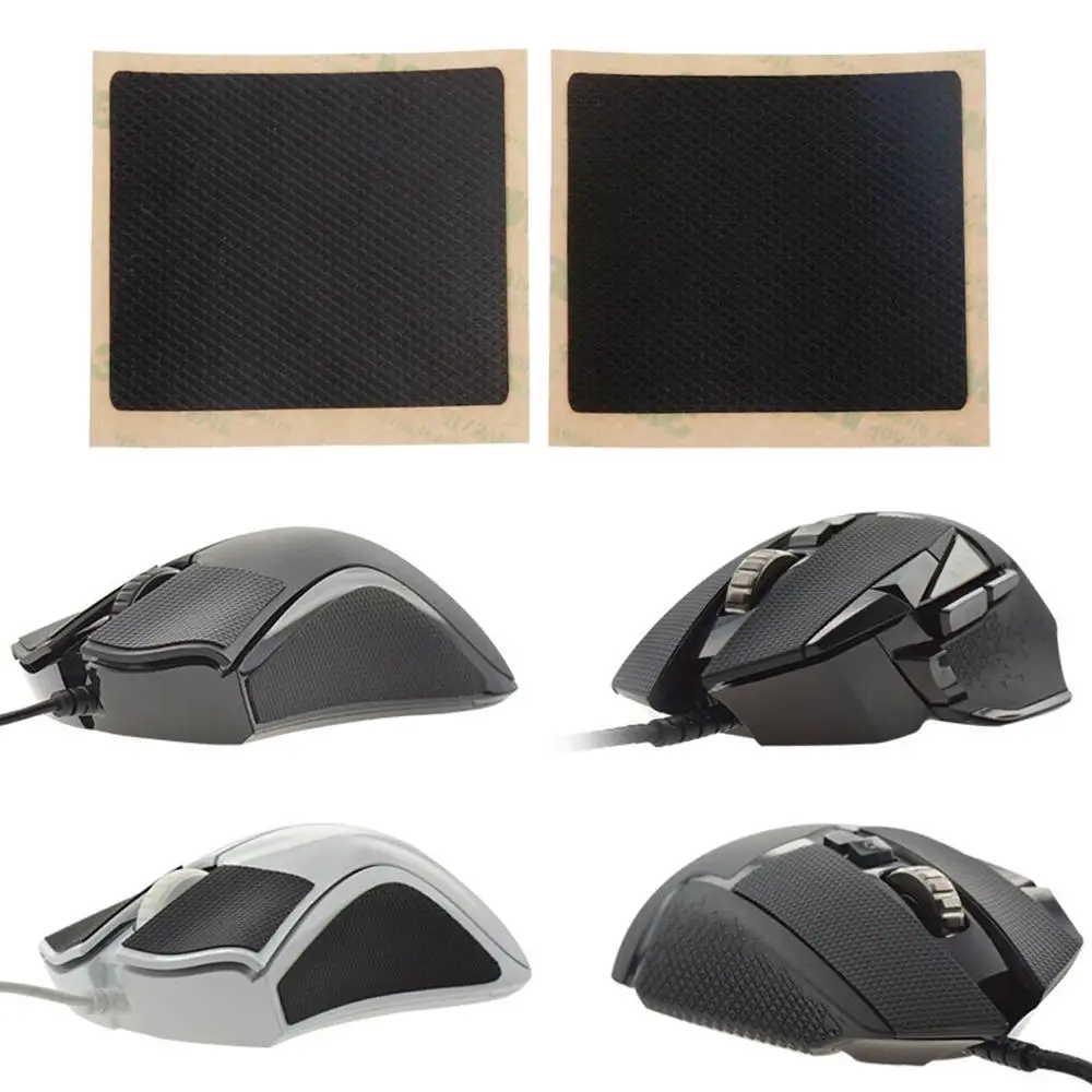 

2Pcs/pack Hotline Games DIY Mouse Side Stickers Sweat Resistant Anti-slip Pads
