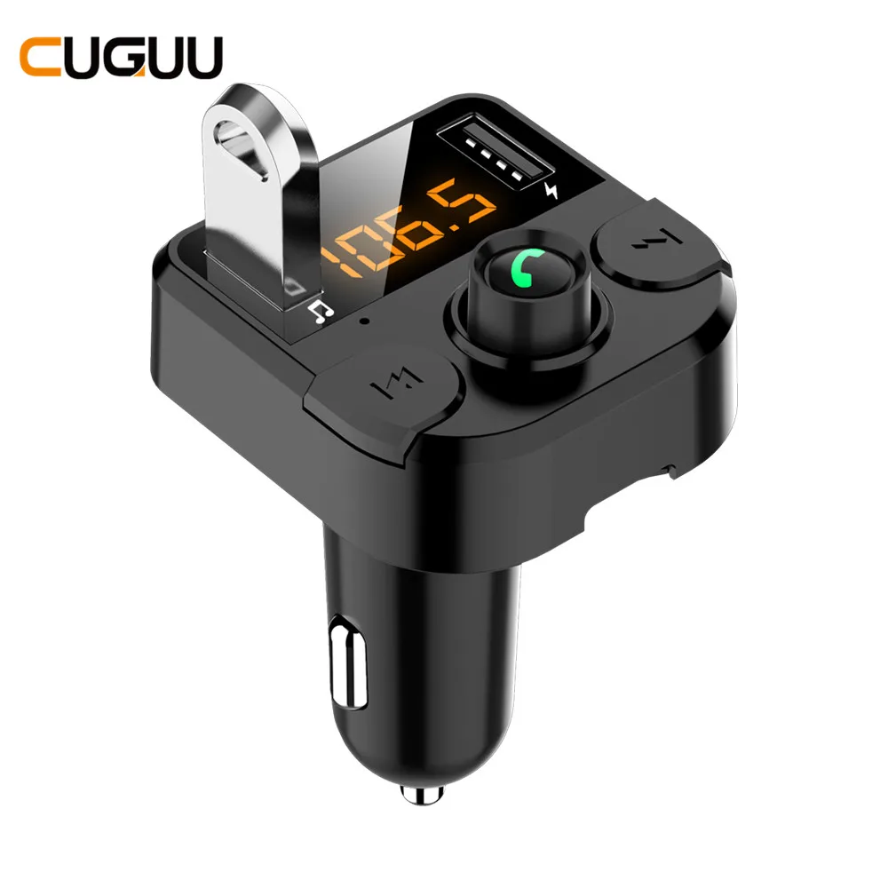 BT36B Автомобильный Bluetooth 5 0 MP3 передатчик плеер двойной USB зарядка с микрофоном