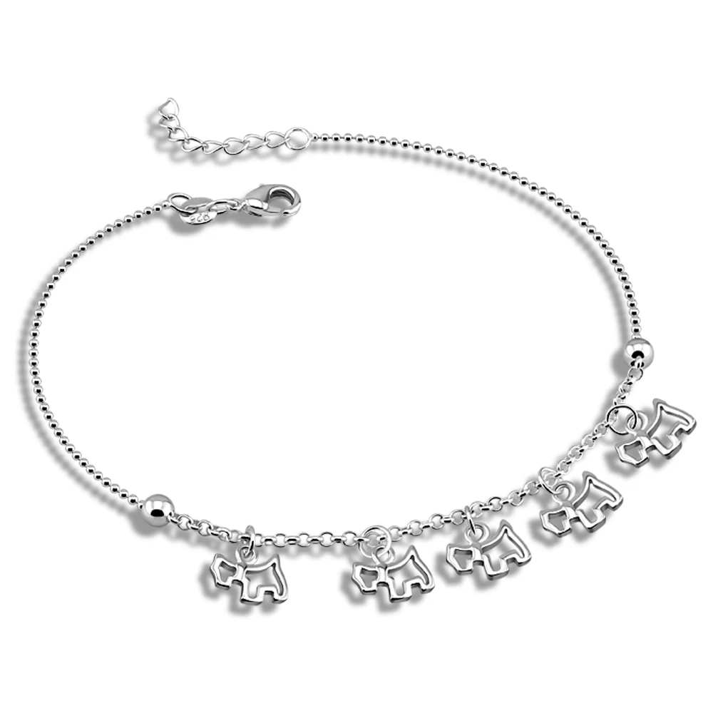 В богемном стиле собаки женские 925 серебряные браслеты браслет из серебра