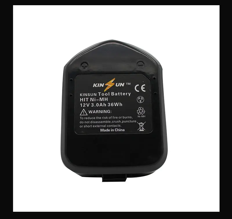 KINSUN Замена Мощность инструмент Батарея 12V 3.0Ah металл-гидридных или никель для экскаватора Hitachi Аккумуляторная дрель EB 1212S EB 1214L EB 1214S EB 1230HL EB 1220BL