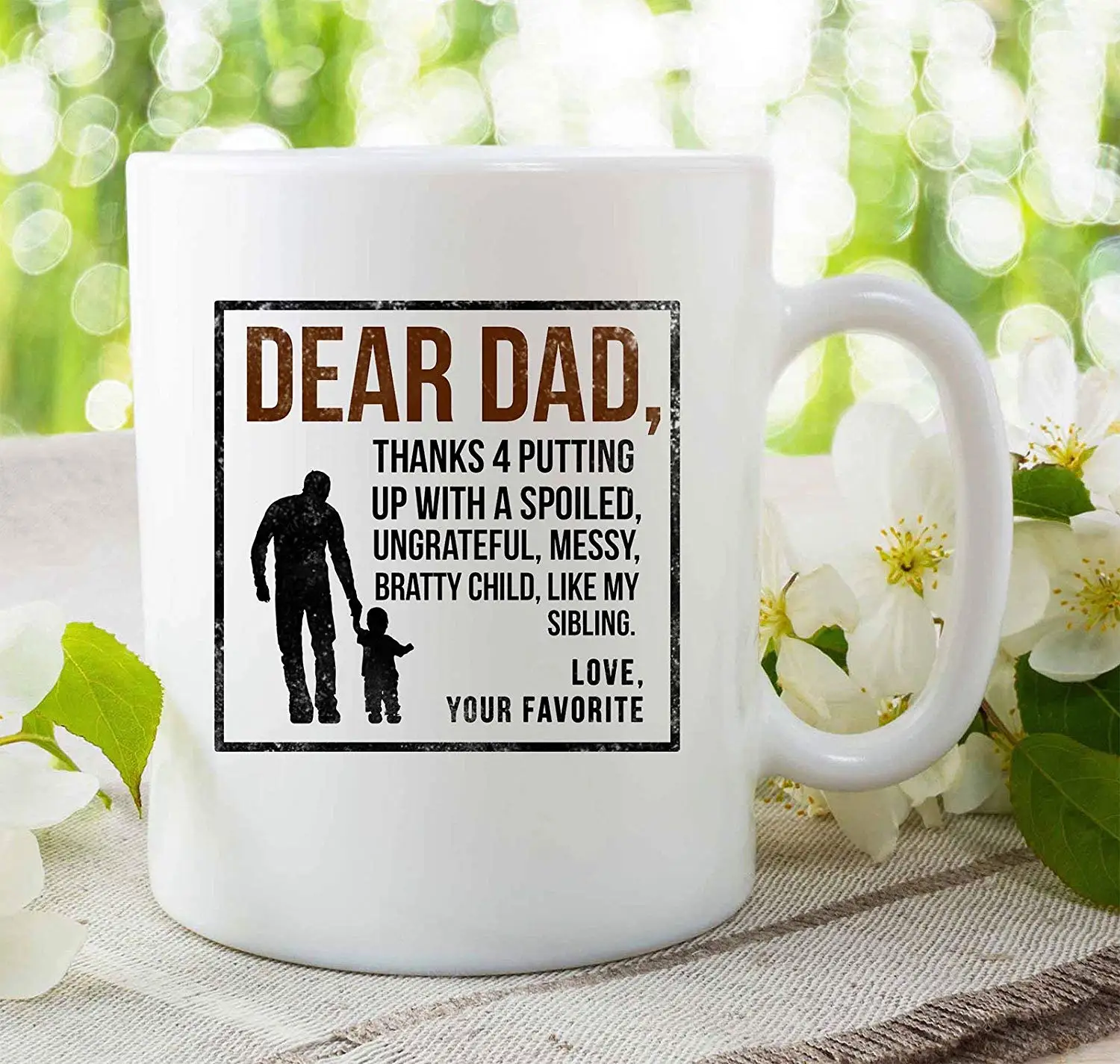 Забавная кофейная кружка &quotпапа&quot рождественские подарки уважаемый папа