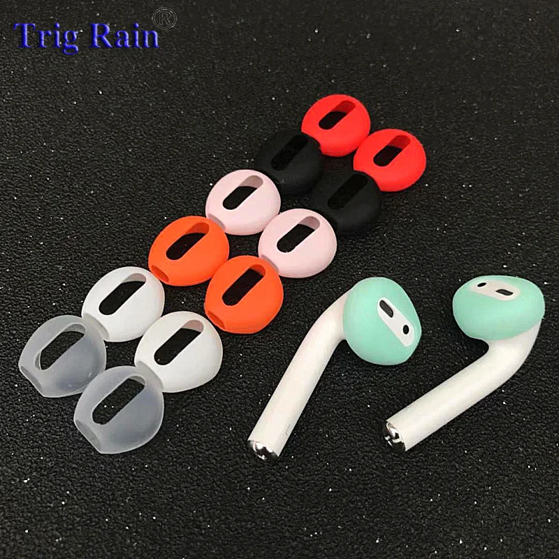 2 шт./пара амбушюры для Airpods Беспроводной Bluetooth для iphone 7 7plus наушники силиконовые вкладыши Шапки наушники чехол подушечки вкладышей