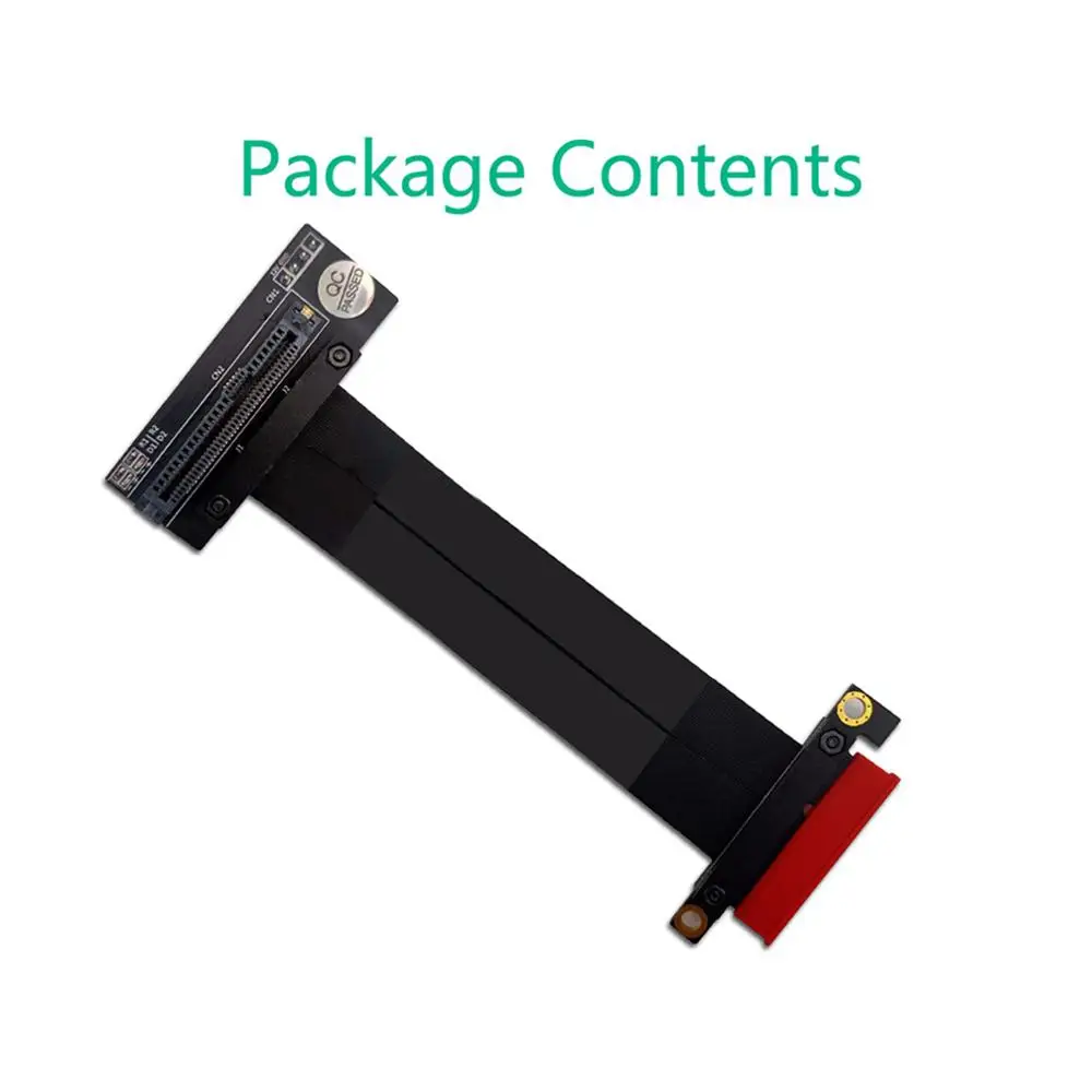 

SFF-8639 U.2 90 to PCI-E 3.0 4X Ribbon Extender Cable for U.2 NVME SSD